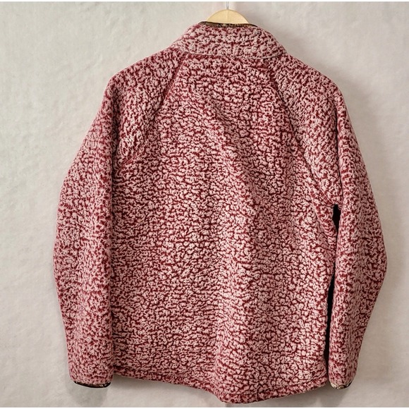 Realtree Women's‎ Pink & White Sherpa Fleece Size Large Pullover 1/4 Zip Front - Picture 2 of 10